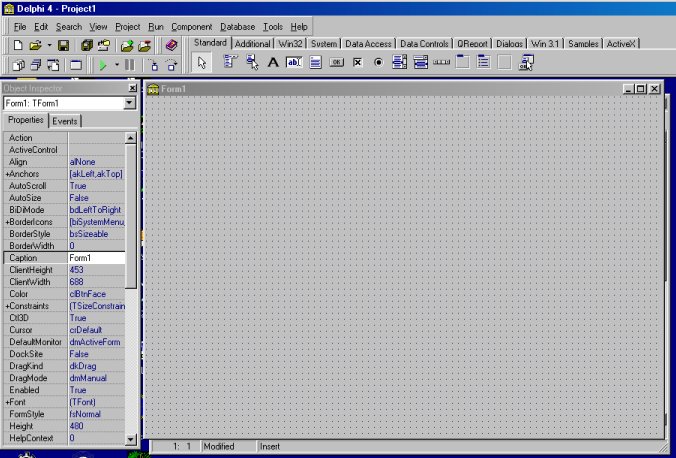 A Screenshot of Delphi
